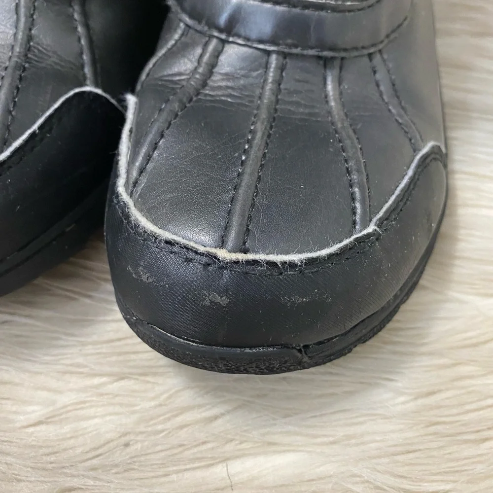UGG Kids Butte II CWR Black Waterproof Wool Lined Lace Up Winter Snow Boots 4
